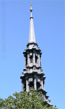 Spire of the St. Paul's Chapel in New York