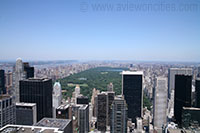 View from Rockefeller Center towards Central Park