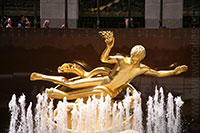 Prometheus Statue, Rockefeller Center, New York