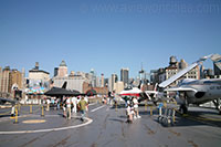 The deck of the USS Intrepid