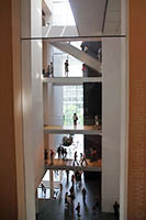 Interior of the Museum of Modern Art in New York City