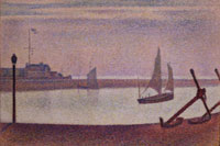 Channel at Gravelines- Evening, J-P Seurat, MoMA