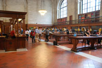 Interior of the NY Public Library