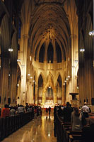 Interior of the St. Patrick's Cathedral