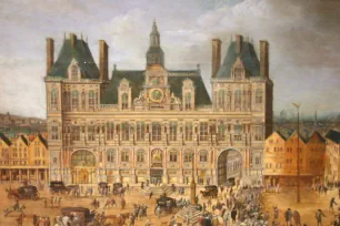The Paris city hall at around 1540