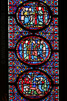 More stained glass windows in the Sainte-Chapelle, Paris