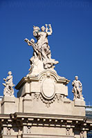 Sculpture of Peace (Paix) on the Grand Palais, Paris