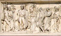 Bas relief detail