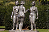Statues at the Jardin des Tuileries in Paris
