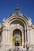 The ornate entrance of the Petit Palais in Paris