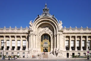 Front facade of the Petit Palais in Paris
