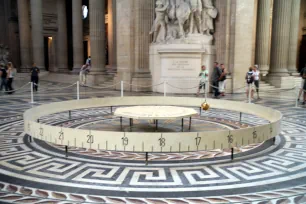 Foucault's Pendulum in the Pantheon in Paris