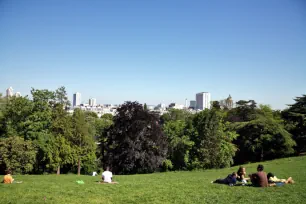 View from the Parc des Buttes-Chaumont