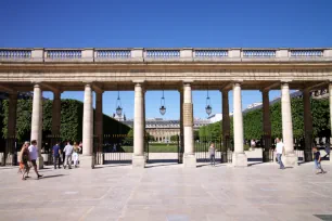 Galerie d'Orléans, a colonnade in the Palais Royal, Paris