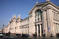 Side view of the Gare du Nord in Paris