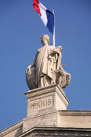 Paris Statue on the Gare du Nord