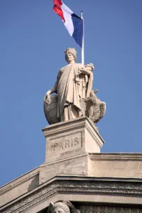 Paris Statue on the Gare du Nord