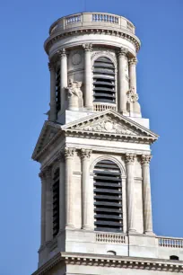 North Tower of the Saint-Sulpice Church in Paris