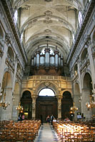 The nave of the Saint-Paul-Saint-Louis church in Paris