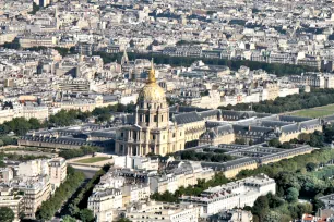 Aerial view of the Hotel des Invalides