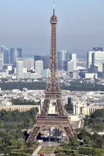 The Eiffel Tower seen from the Tour Montparnasse, Paris