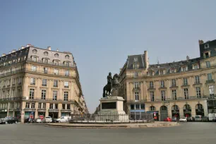 The Place des Victoires square in Paris, France