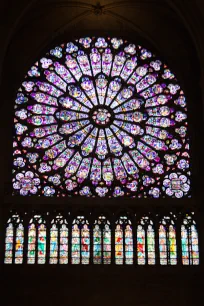 North rose window, Notre-Dame Cathedral, Paris