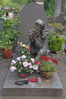 Grave of Vaslav Nijinsky at the Montmartre Cemetery in Paris