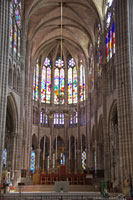 Apse of the Saint-Denis Basilica in Paris