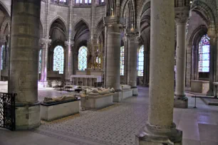 Double ambulatory, Saint-Denis Basilica, Paris
