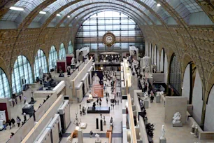 Inside the Orsay Museum, Paris