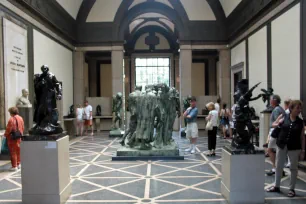 Interior of the Rodin Museum in Philadelphia