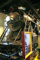 Baldwin 60000 locomotive in the Franklin Institute Science Museum