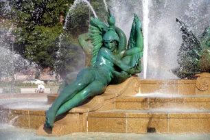 Swann Fountain Detail, Logan Circle, Philadelphia
