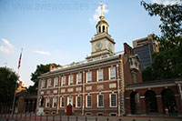 The Independence Hall in Philadelphia