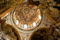 Dome of the St. Nicholas Church in Lesser Town, Prague