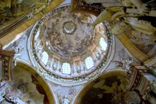 Dome of the St. Nicholas Church in Lesser Town, Prague