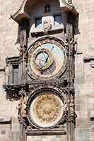 Clock of the Old Town Hall Tower in Prague