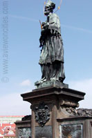 Statue of St. John of Nepomuk on the Charles Bridge