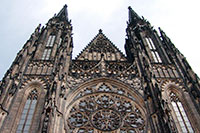 West facade of the St. Vitus Cathedral