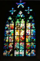 St. Cyril and Methodius window, St. Vitus Cathedral, Prague