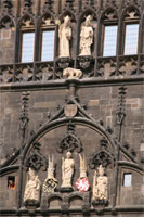 Detail of the Old Town Bridge Tower, Prague