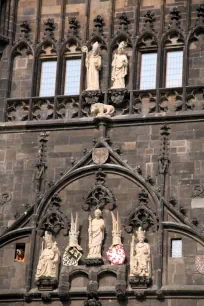 Detail of the Old Town Bridge Tower, Prague