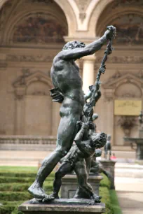 Statue in the garden of the Wallenstein Palace, Prague