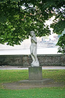 Statue in Kampa Park, Prague