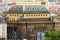 The National Theatre seen from Prague Castle