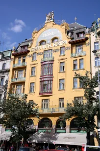 Grand Hotel Evropa, Wenceslas Square