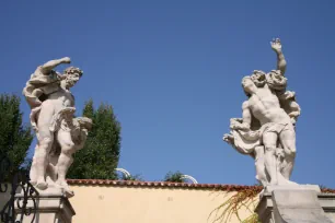 Statue of Jupiter and Mars, Vrtba Garden, Prague