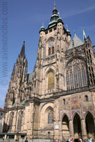 Clock Tower of the St. Vitus Cathedral in Prague