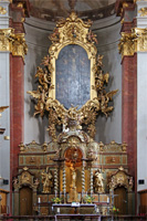 Main altar of the St. Giles' Church, Prague